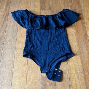 J Crew Factory Navy Bodysuit